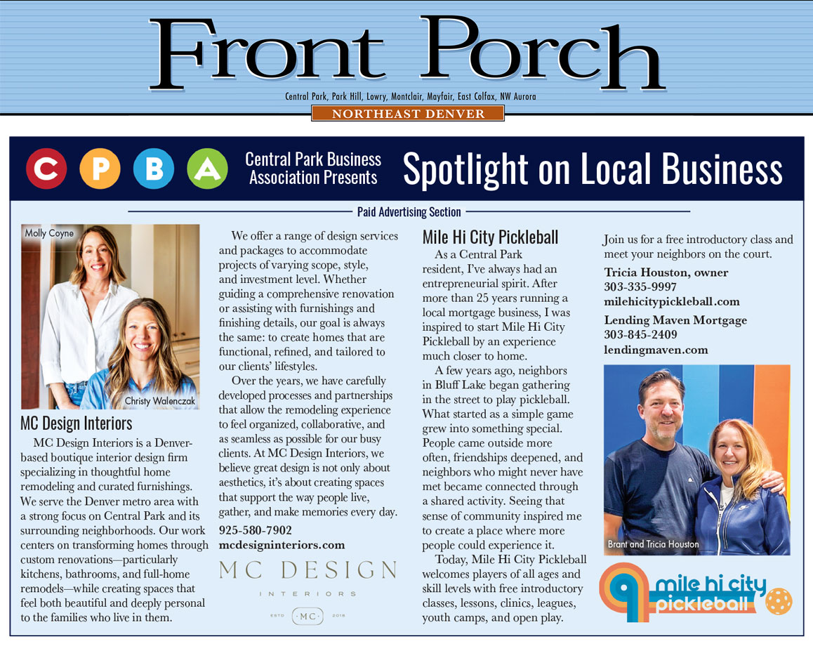 Spotlight on Local Business: MC Design Interiors & Mile Hi City Pickleball